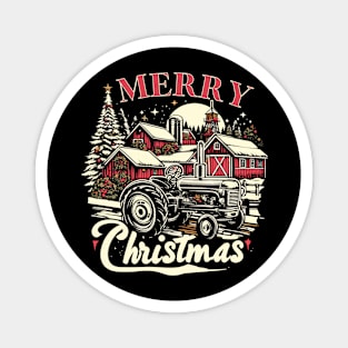 Christmas Tractor Edition Magnet